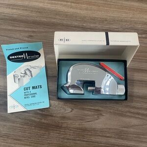 Vintage Dexter Mat Cutter #3 – Original Box, Blades & Instruction Manual